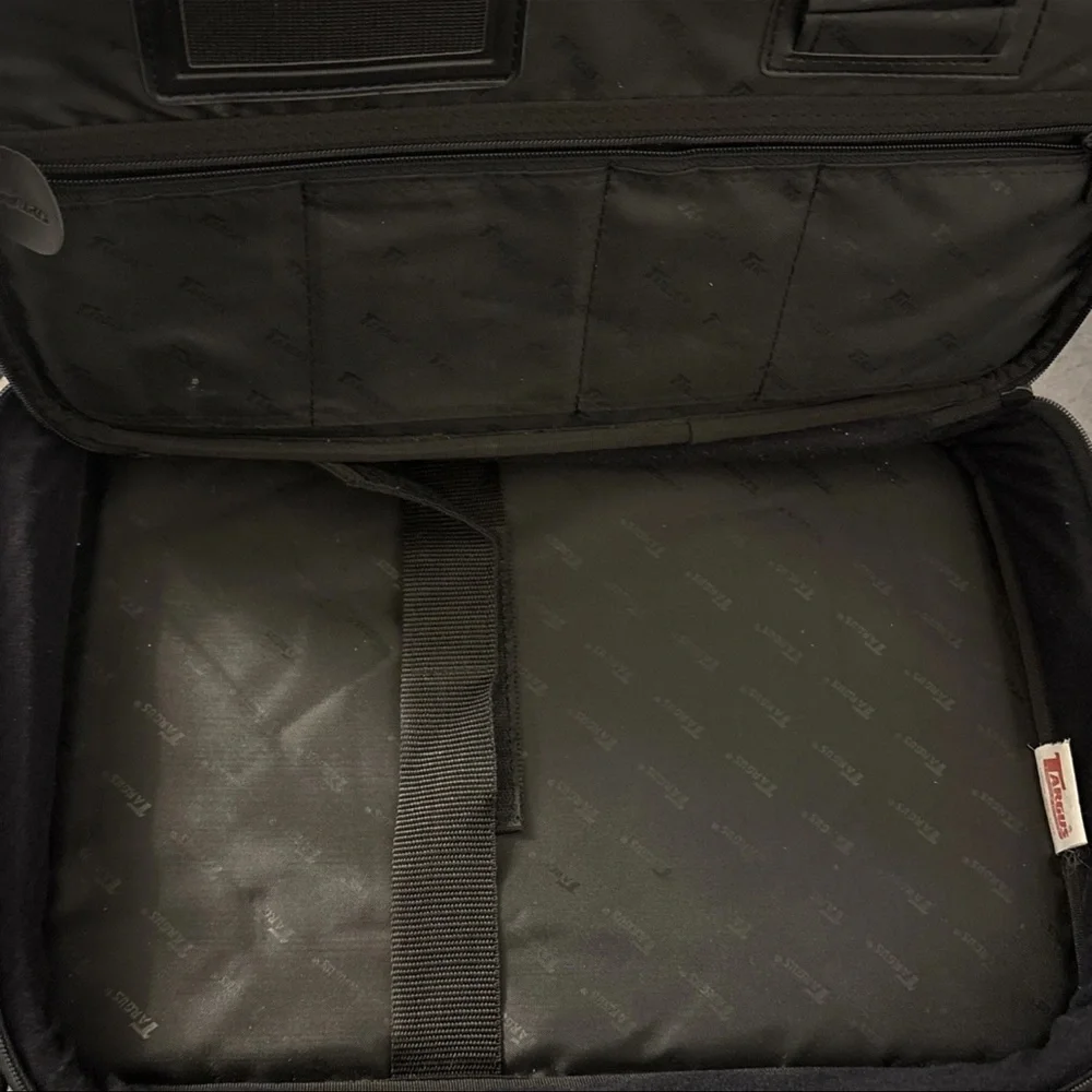 VTG Genuine Leather Laptop Bag Targus CEO Briefcase Executive Travel 16”